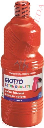 GIOTTO TEMPERA PRONTA FLACONE ML 1000 ROSSO VERMIGLIONE